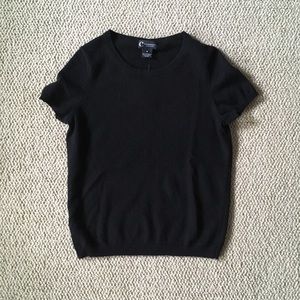 Black cashmere sweater